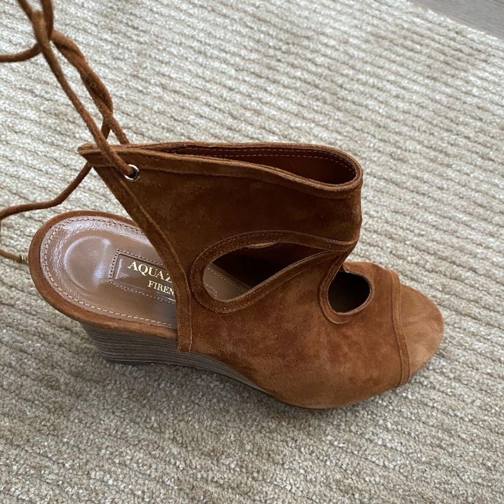 Aquazzura “sexy thing” cutout wedges